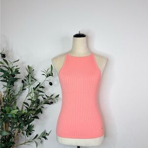Ted Baker Pink Ribbed Tank Top